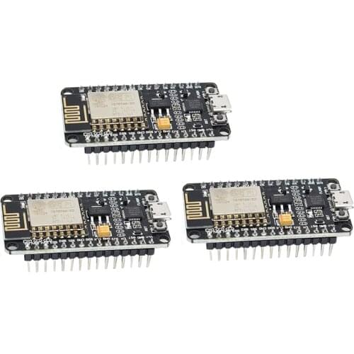 ESP8266 ESP-12E Internet WiFi Development Board Open Source Serial Wireless Module Works Great for Arduino IDE (3Pcs)