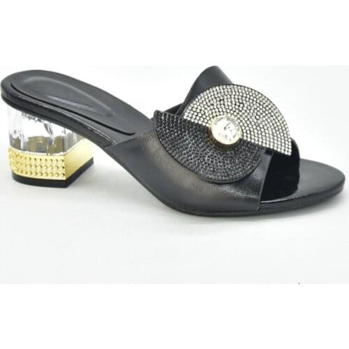 New Arrival Luxery Shoes for Wedding Women Ladies Shoes and Sandals Open Toe Shoes Decorated with Rhinestone Slip on High Heels