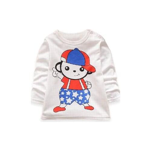 Baby girl clothes 100% cotton print children girl t shirts nova brand kids clothing cartoon white t shirt for girls infant tee