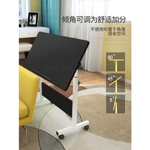 Simple Laptop Computer Desk Desktop Home Bed Simple Folding Bedside Table Mobile Lifting Writing Desk