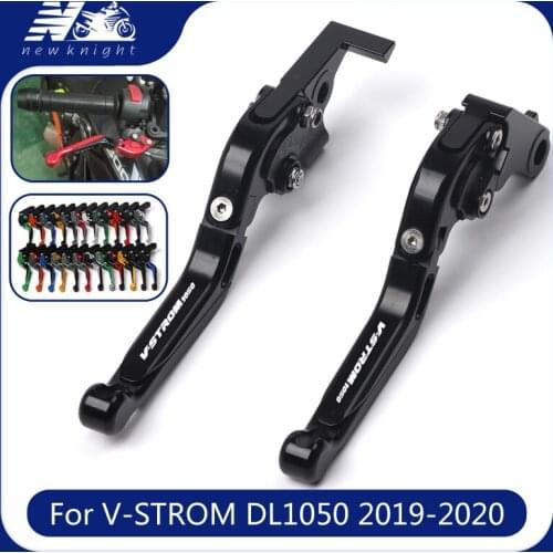 For Suzuki V-STROM DL1050 2019-2020 Motorcycle Accessories Adjustable CNC Aluminum Folding Extendable Brake Clutch Lever Levers