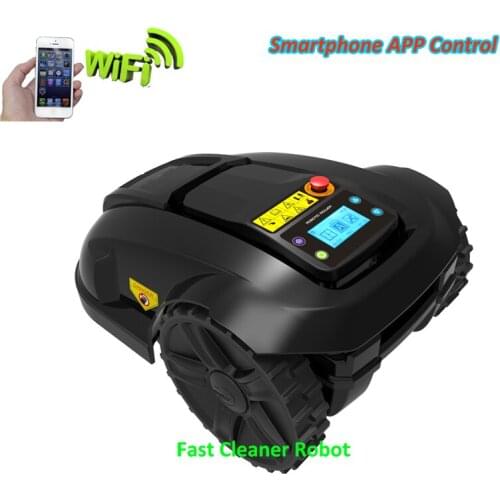 Smartphone WIFI APP Control GYROSCOPE Function Robot Automatic Lawn Mower E1800 With Extra 100 Meters Wire and 100pcs Peg