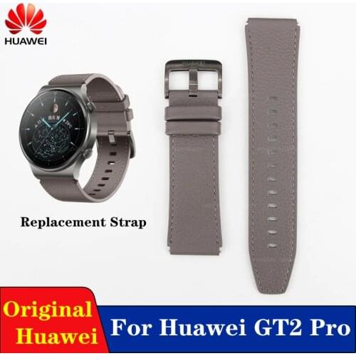 Original Replacement Genuine Leather Strap for Huawei GT2 Pro Watch Band Leather Wrist Band