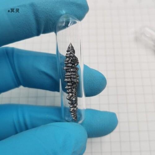 Glass-sealed Chromium Crystals Fishbone Chromium Crystals Metallic Chromium Electrolytic Chromium Element Collection Spirit Test