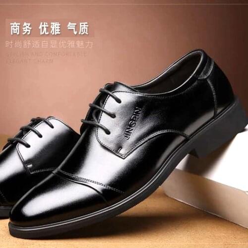 Luxury Business Oxford Leather Shoes Men Breathable Rubber Formal Dress Shoes Male Office Wedding Flats Footwear Mocassin Homme