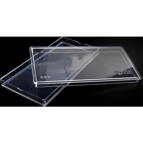 Banknote storage box 146*65*11 Direct fit paper money currency bill box plastic case glass container 10pcs/lot