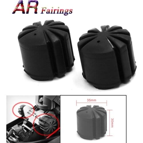 2 Piece Motorcycle Seat Cushions Rider Lowering Kit Rubber Black For BMW S1000XR R1200RT LC K1600GT R1200GS LC R1250GS R 1250 RT