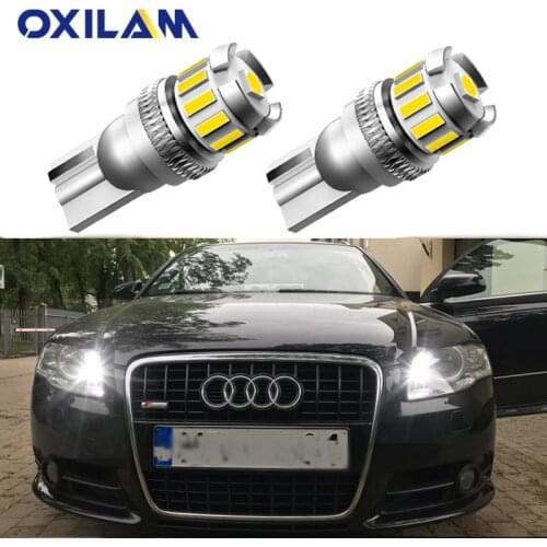 2Pcs W5W T10 LED Lamp Canbus Parking Interior Lights for Audi A3 A4 A6 A5 8p B6 B8 B7 B5 C6 S3 S4 RS3 TT Quattro Q5 Q7 100 300