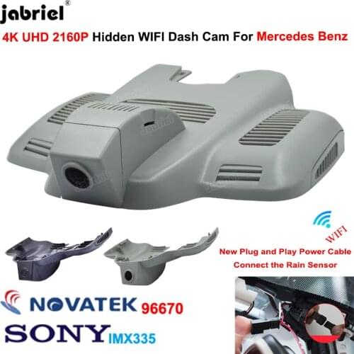 4K 2160P Plug And Play Wifi Car Dvr Dash Cam Driving Recorder for Mercedes Benz E Class w213 C Class w205 s205 AMG GT 50 53 63