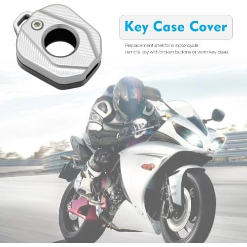 Aluminum Key Case Cover Shell Key Blade Motorcycle Key Case Decorative Protector Cover Replacement for Honda
