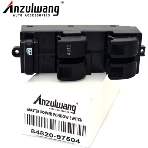 ANZULWANG 84820-97504 Power Window Lifter Regulator Master Control Switch For Toyota Avanza Sparky Cami Duet Daihatsu Sirion