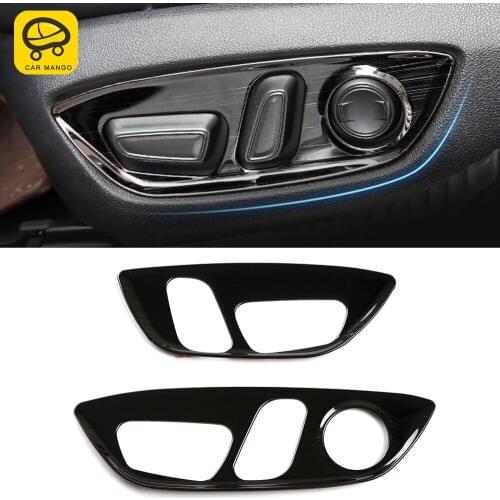 CarManGo Car Accessories Seat Adjust Control Switch Panel Trim Cover Frame Sticker Decoration for Toyota Camry XV70 2017-2021