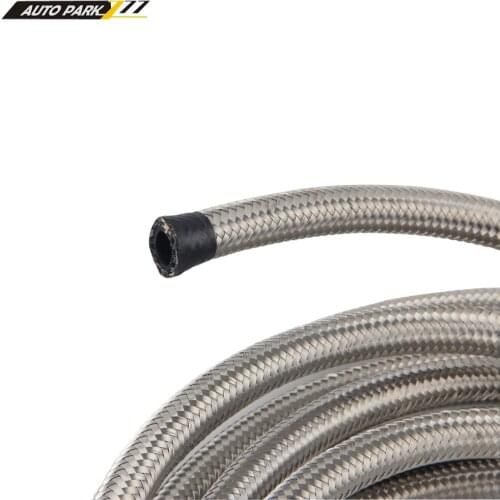 AN6 auto nylon stainless steel double braided hose fuel fitting hose gas water hose fuel line