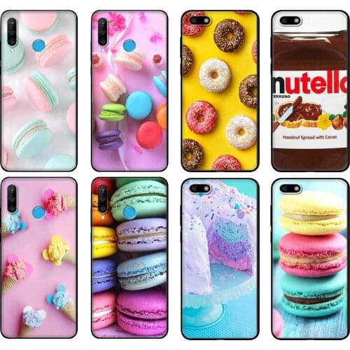 Black tpu Case For Huawei Honor 20 Lite 10 10i 20S 30S 30 Case Honor 7A 5.45 7s 7C 5.7 Case Cover Chocolate Nutella