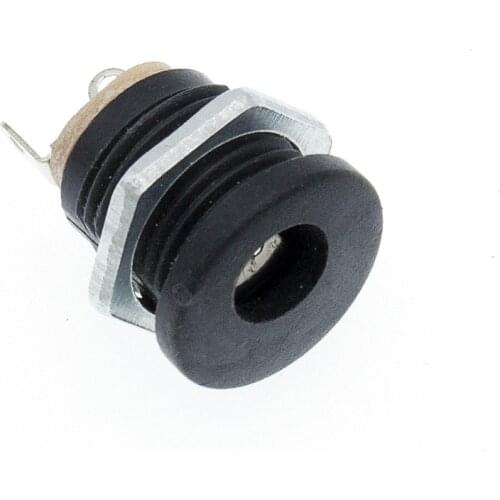 DC-022 5.5-2.1 Round hole screw nut DC power socket /outlet /jack