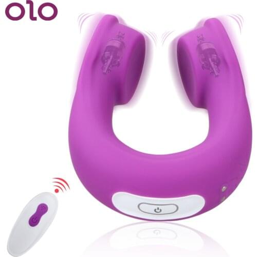OLO 9 Speed Delay Ejaculation Erection Lock Ring Sex Toy for Men Wireless Remote Control Vibrating Penis Ring Cock Ring