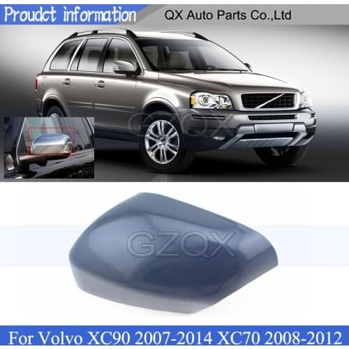 CAPQX Rearview Mirror Cover Shell Lid For Volvo XC90 2007-2014 XC70 2008-2012 Outside Mirror Lid Mirror Shell Housing
