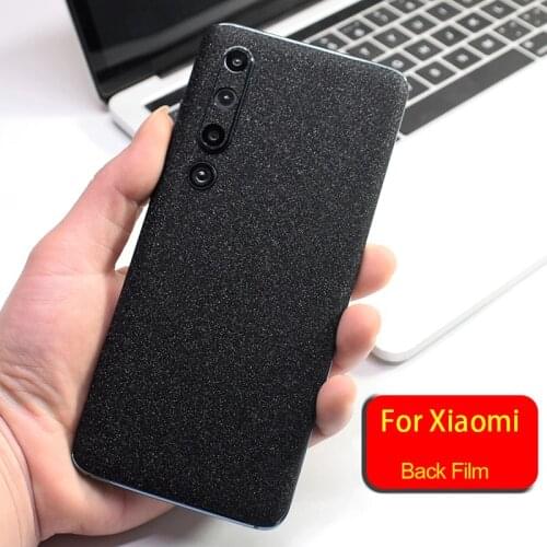 2021 New Flash Point Matte Skin Film Back Film For Xiaomi 11 Pro 11 Ultra Mi 10 Redmi K20 K30 Ultra K40 Rear Back Decal Sticker