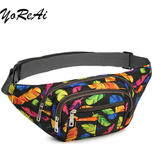YoReAi Waist Bag Female Belt New Brand Fashion Durable Chest Bag Handbag Unisex Fanny Pack Ladies Waist Pack Belly Bags Purse