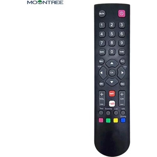 For TCL remote control smart TV You Tube A/V controle remoto unique latest 433mhz black factory price high quality MOONTREE