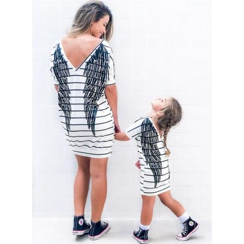 Family Matching Clothes Mom and Daughter Dress Family Look Mother Daughter Dresses Mommy and Me Clothes Matching Couple Outfits