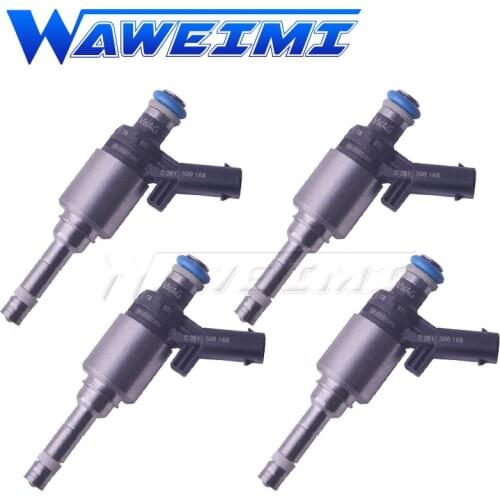WAWEIMI 4 Pieces Fuel Injector OEM 06J906036S For Au di A3 A4 A6 Q5 Passat G-olf All-road 1.8T