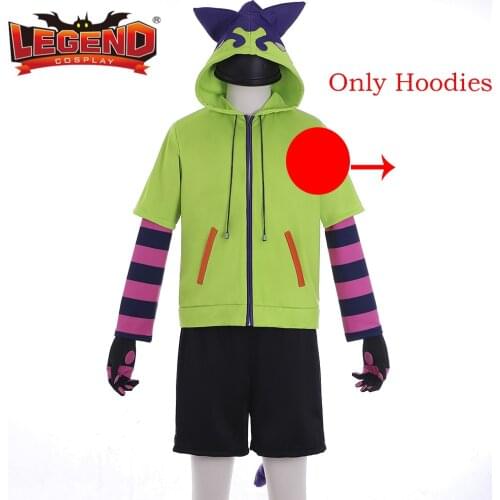 Cosplay legend SK8 the Infinity SK∞ Miya Cosplay Green Hoodies Coat SK8 the Infinity Miya Top Coat Custom Made H001