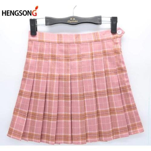 2020 Women Short High Waist Pleated Skater Tennis Skirt School Skirt Uniform With Inner Shorts Sport Training Skirt Tenni Skirt