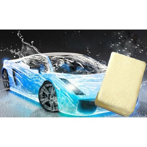 1pc Natural Chamois Leather Deerskin Sponge Car Cleaning Suede Cloth Sponge Best Accessories Car Washing Tools Car Ripe