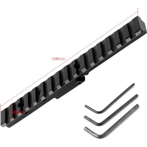 168mm 16 Slots Picatinny Weaver Rail for Mosin Nagant M44 91/30 Gun Weaver Scope Mount Rifle Hunting