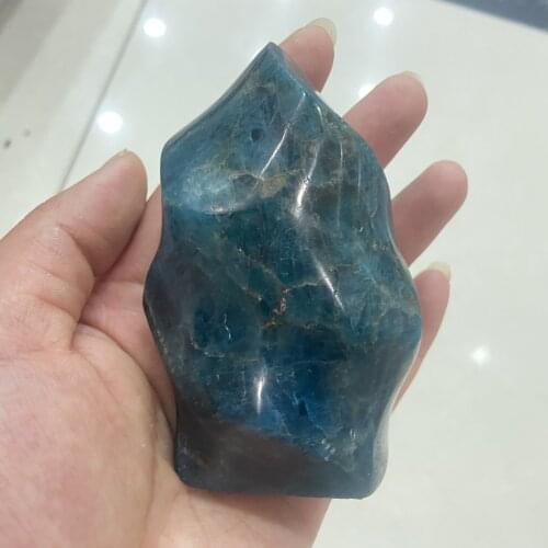 400-500g Blue phosphate agate crystal flame natural Carnelian quartz torch gemstone free form crystals healing Reiki home decor