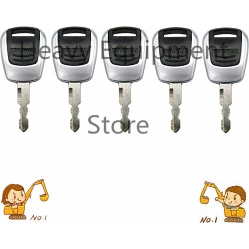 5 PCS R-9 Key For Hyundai excavator loader New Machine hyundai-9 key