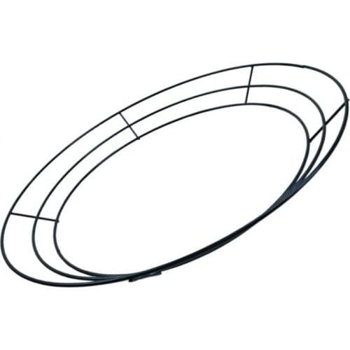 6 Piece Round-Shaped Metal Wire Wreath Frame Form er, 25cm/10inch
