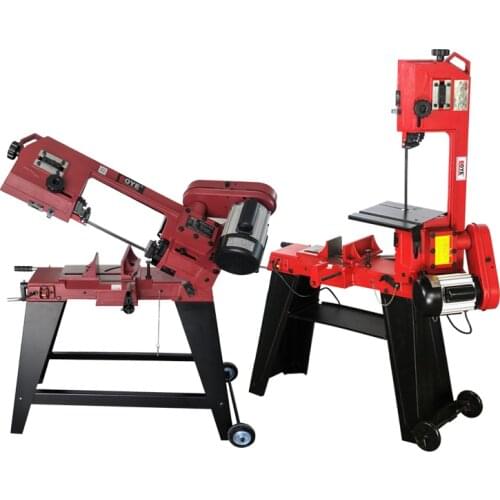 750W, metal band saw machine, cutting machine, small horizontal sawing machine, saw band saw, dual-use table saw