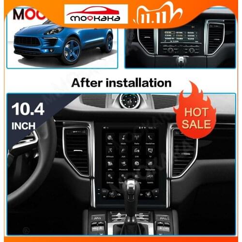Tesla Style 64GB For Porsche Macan 2011-2017 Android 9.0 Multimedia Player Car GPS Navigation Radio IPS Screen Head Unit Carplay