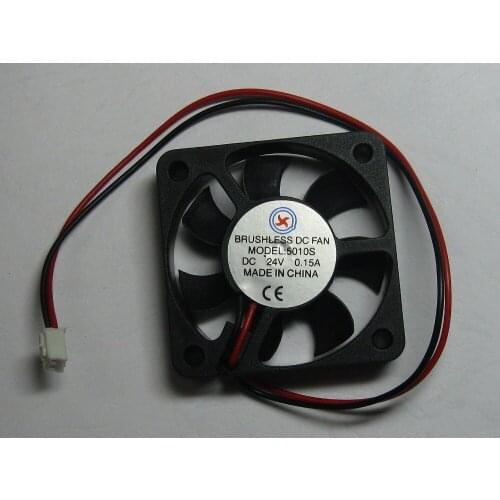 12 Pcs Brushless DC Cooling Fan 7 Blade 5010S 24V 50x50x10mm