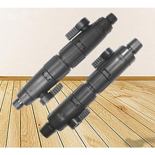 1pcs SUNSUN Aquarium Filter Filtration Equipment Parts Accessory DOUBLE TAP with Quick COUPLING AQUARIUM FILTER