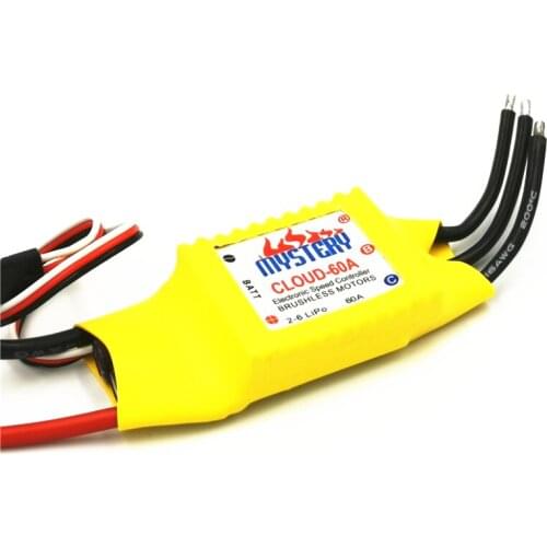 Mystery Cloud 60A brushless W/O BEC ESC RC Speed Controller For Rc Helicopter RC Airplane