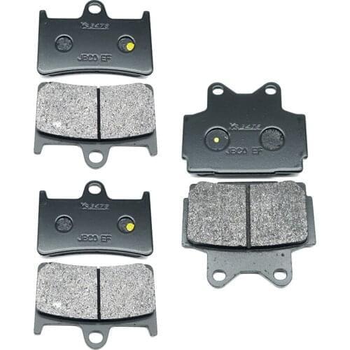 For YAMAHA Fazer FZS600 FZS600S 2001 TZR250R TZR250RS 1990-1994 TZR250 FZS TZR 600 250 S R RS Front & Rear Brake Pads Kit Set
