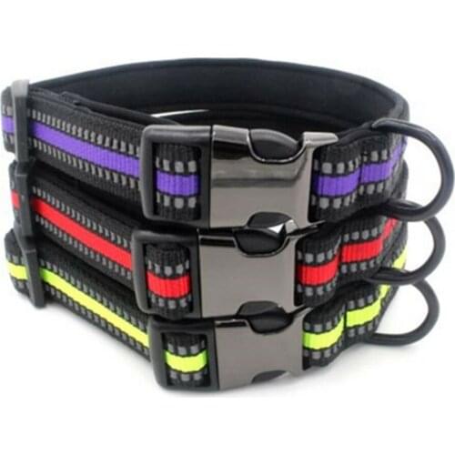 Cat Collars Reflection Personalized Custom Leather Name ID Tags For Small Medium Kitten Beagle Correa Perro