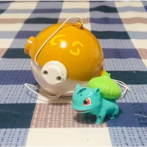 Pokemon Pikachu Bulbasaur and Poke Ball Cute Action Figure Model Toys