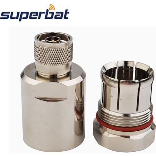 Superbat N Plug Twist Connector for Corrugated Copper 7/8" Cable RF Coaxial Connector