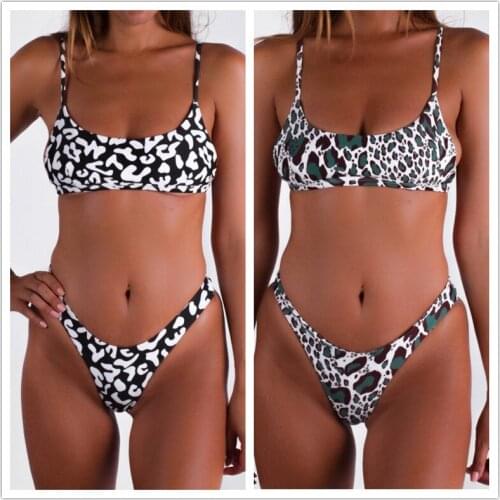 Europe And The United States New Women Printed Sexy Bikini Explosions Split Ladies Swimsuit Bikini SP039 1