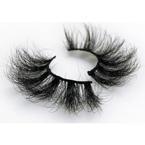 25mm lashes in bulk 3D mink lashes 25mm mink lashes fluffy wholesale Long Thick Natural False Eyelashes Dramatic makeup lashes