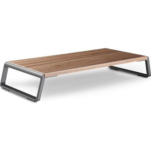 Monitor Stand Riser Holder for Imac Macbook LCD Display Printer, Lapdesk Tabletop Organizer with Metal Sturdy Platform