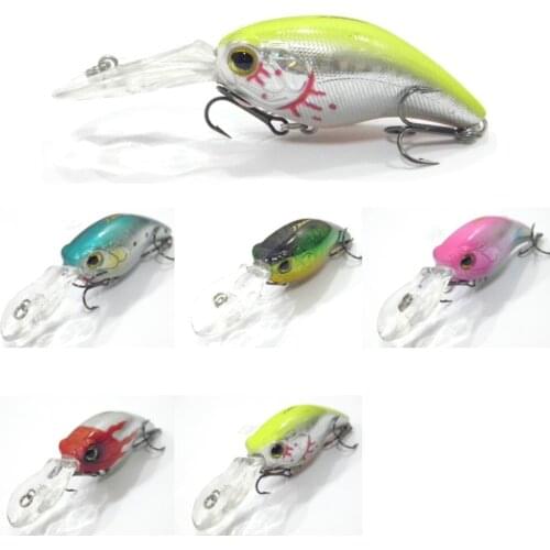 WLure 8.1cm 10.6g Deep Water Diver with Wide Lip Wild Wobble Action Quality Painting and Coating Muskie Bait Fishing Lure C103