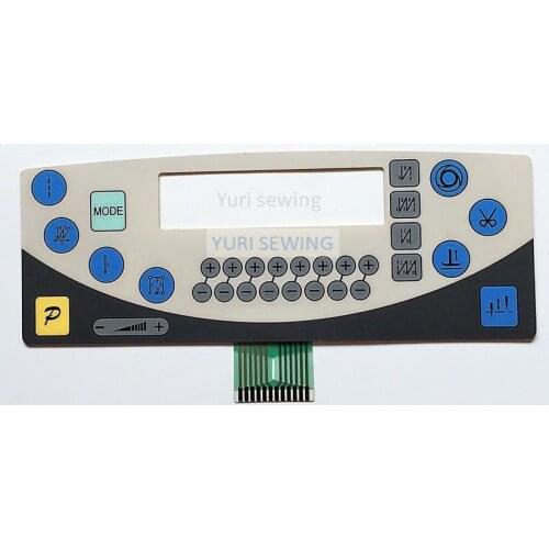 Industrial sewing machine part auto computer plain powermax control box operation unit panel membrane switch paper sticker
