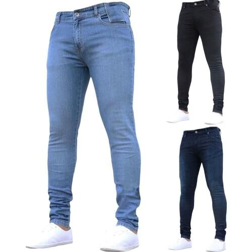 Sanwood Men Skinny Jeans
