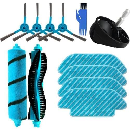 TOP!-For Cecotec Conga 4090 5090 6090 Accessoires Spare Parts Vacuum Cleaner Replacement Kit Side Brush Mop Cloth Wheel