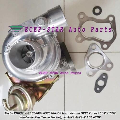 RHB32 VIBG VI61 8970786400 8943100780 Turbo Turbine Turbocharger For ISUZU Gemini For Opel Corsa TD 93-2000 X15DT 4EC1 1.5L 67HP